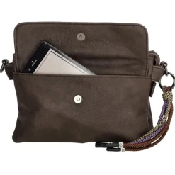 Discount Charm London Tottenham Schoudertas darkbrown