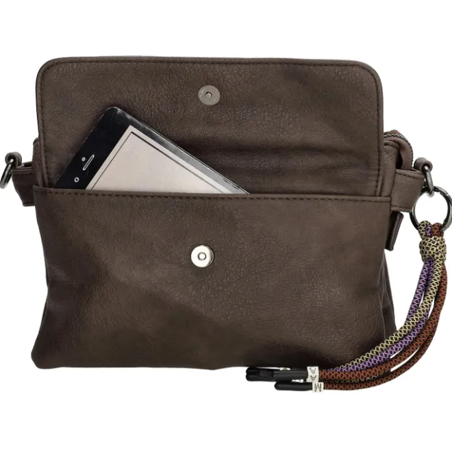 Discount Charm London Tottenham Schoudertas darkbrown