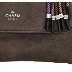 Discount Charm London Tottenham Schoudertas darkbrown