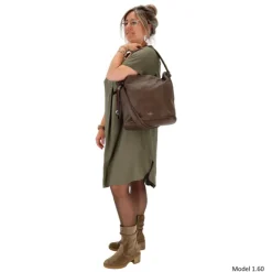 Outlet Charm London Tottenham Shopper darkbrown