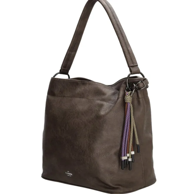 Outlet Charm London Tottenham Shopper darkbrown