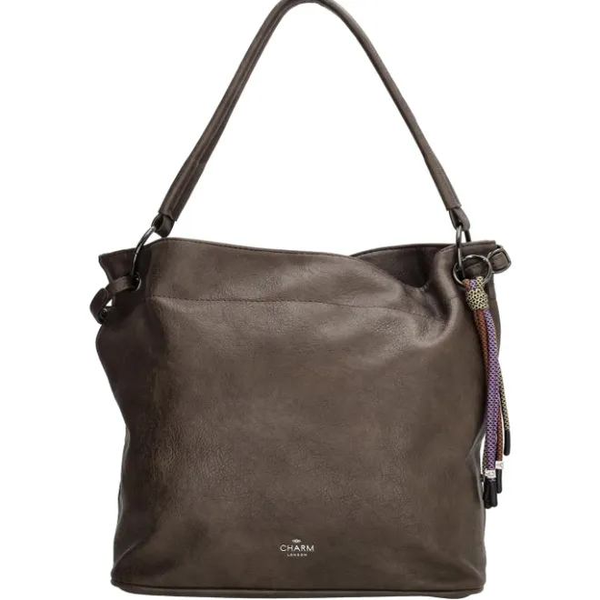 Outlet Charm London Tottenham Shopper darkbrown