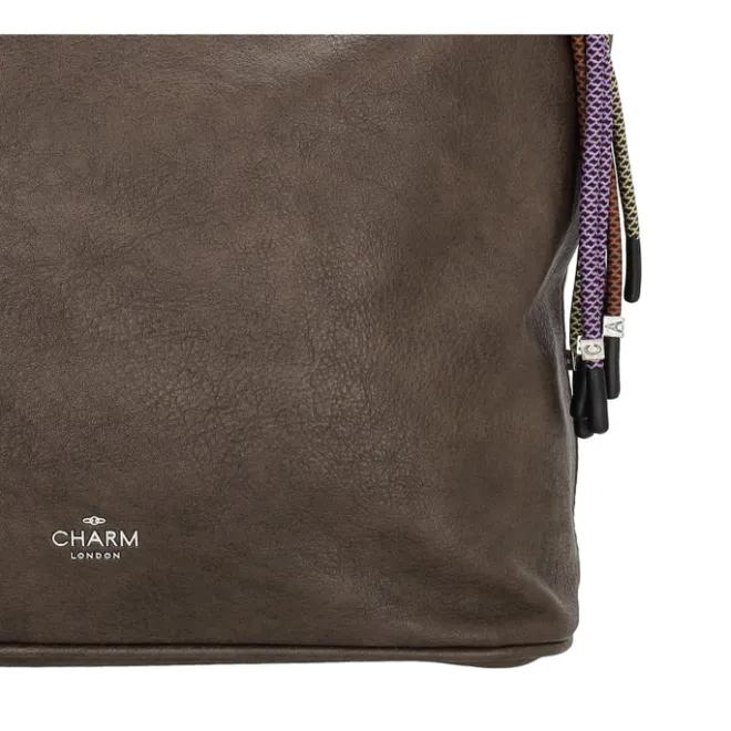 Outlet Charm London Tottenham Shopper darkbrown