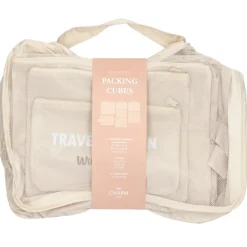 Hot Charm London Travel Accessoires Packingcubes taupe