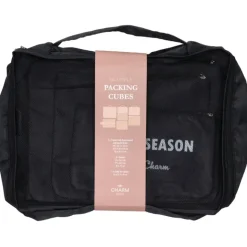 New Charm London Travel Accessoires Packingcubes black