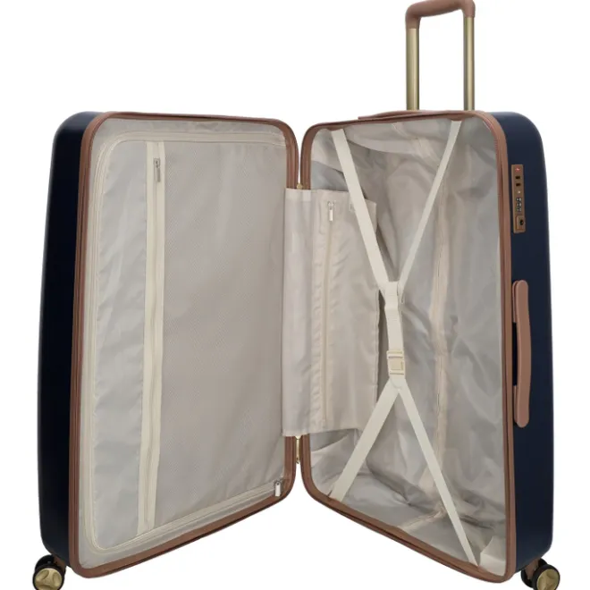 Discount Charm London Travel Trolley Set blauw