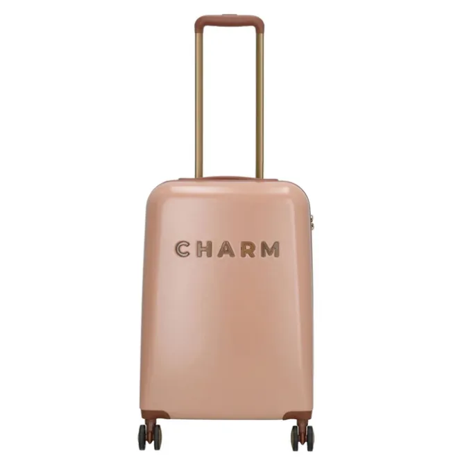 Hot Charm London Travel Trolley S roze