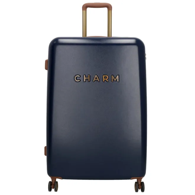 Best Charm London Travel Trolley L blauw