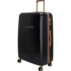Charm London Travel Trolley Set zwart