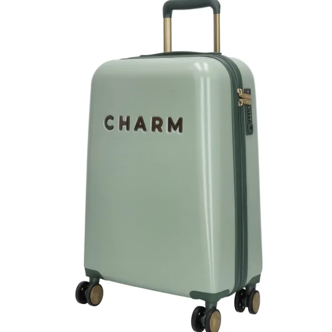 Online Charm London Travel Trolley S lichtgroen