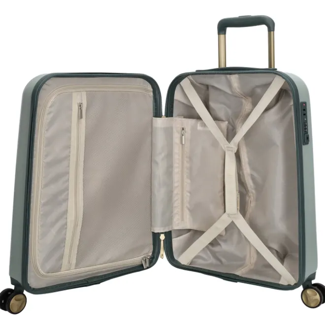 Online Charm London Travel Trolley S lichtgroen
