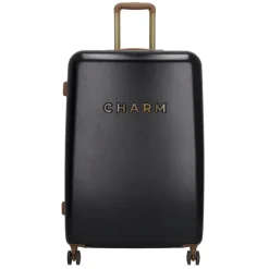 Hot Charm London Travel Trolley L zwart