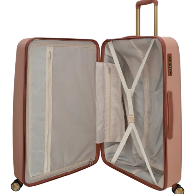 Clearance Charm London Travel Trolley Set roze