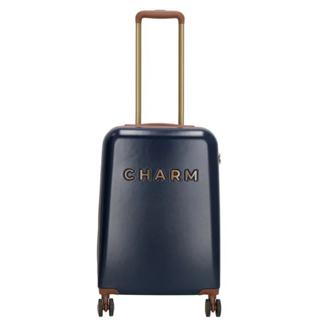 Best Charm London Travel Trolley S blauw