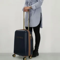 Best Charm London Travel Trolley S blauw