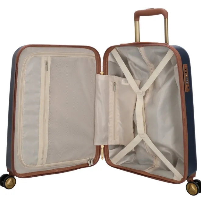 Best Charm London Travel Trolley S blauw