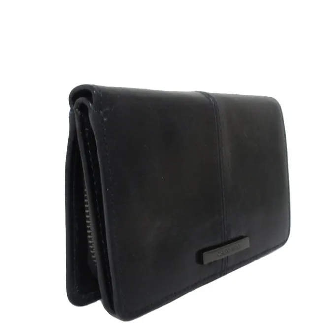 Clearance Claudio Ferrici Pelle Vecchia Wallet navy