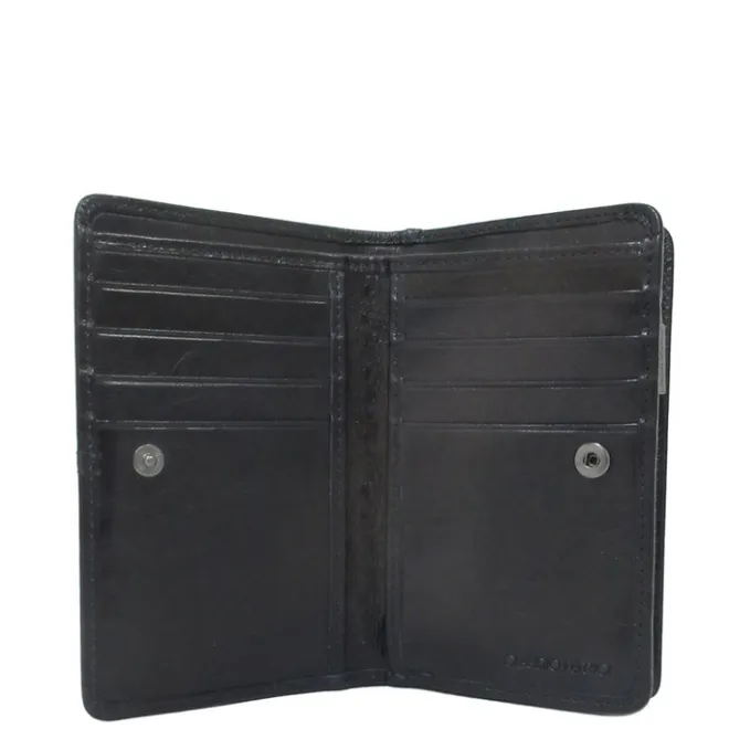 Clearance Claudio Ferrici Pelle Vecchia Wallet navy