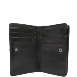 Best Claudio Ferrici Pelle Vecchia Wallet black