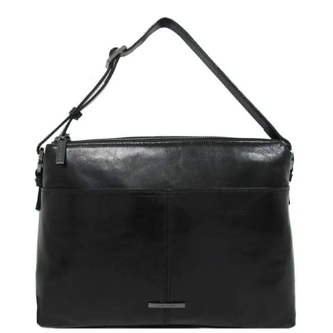 Discount Claudio Ferrici Pelle Vecchia Shoulder Bag black