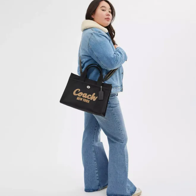 New Coach Cargo Tote black