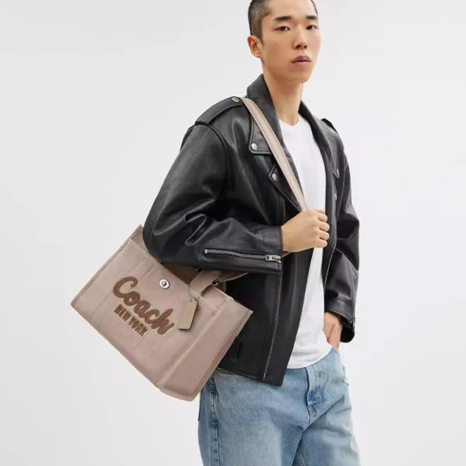 Outlet Coach Cargo Tote dark natural
