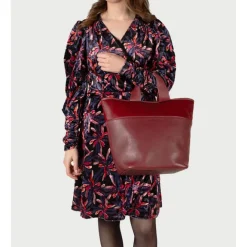Hot Cowboysbag Columbus Shopper X Carolien Spoor bordeauxred