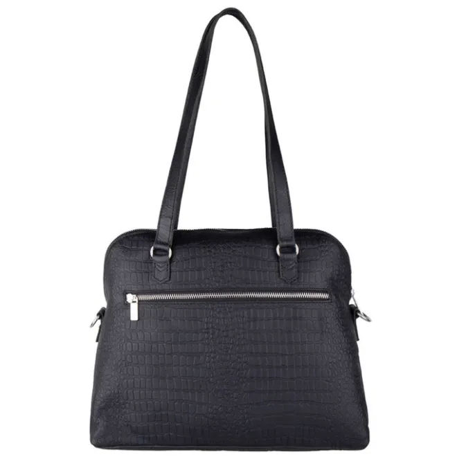 Online Cowboysbag Shoulderbag Winwick croco black