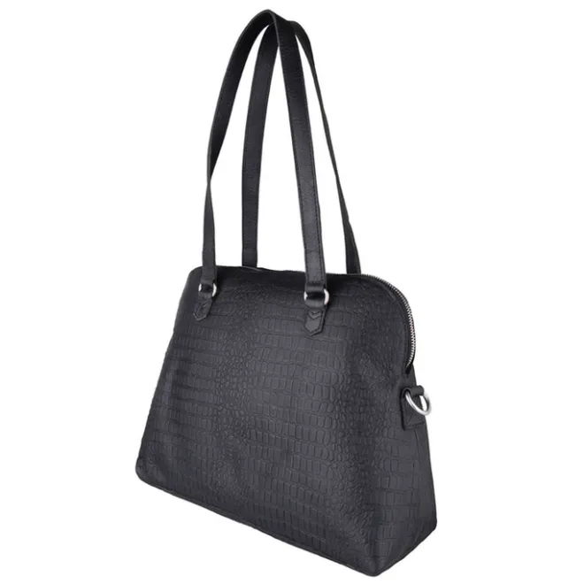 Online Cowboysbag Shoulderbag Winwick croco black