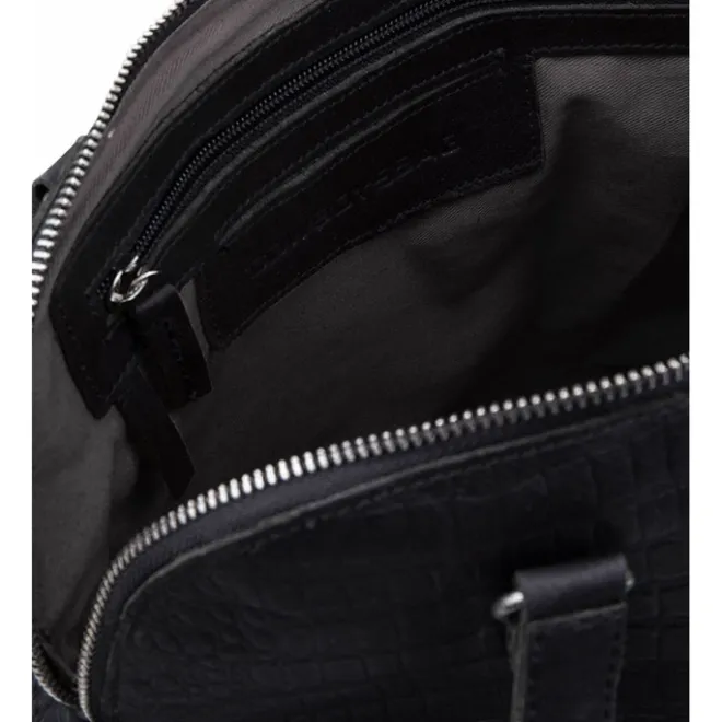 Online Cowboysbag Shoulderbag Winwick croco black