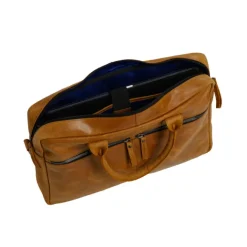 Discount Daniel Ray Gisborne Laptopbag cognac