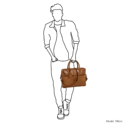 Sale Daniel Ray Gouldburn Laptopbag cognac