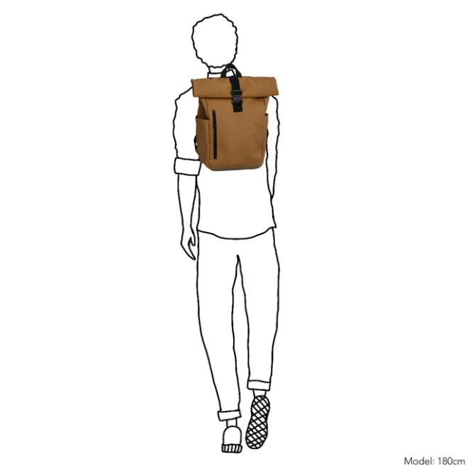 New Daniel Ray Griffith Rolltop Backpack L khaki