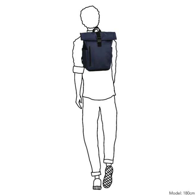 Discount Daniel Ray Griffith Rolltop Backpack L navy