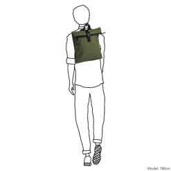 Hot Daniel Ray Jefferson Water-Repellent Backpack S olive green