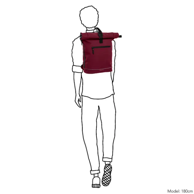 Outlet Daniel Ray Mount Isa Bicycle Backpack burgundy