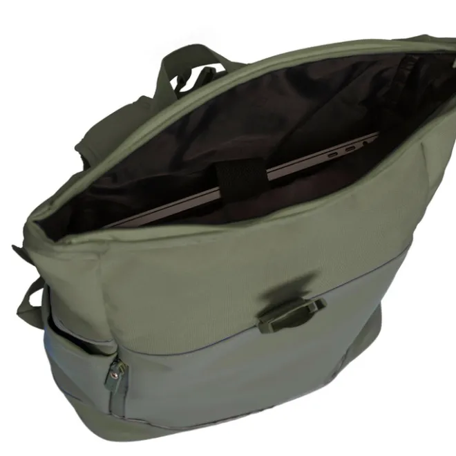 Clearance Daniel Ray Pittsburgh Rolltop Backpack Coated 15.6" olive green