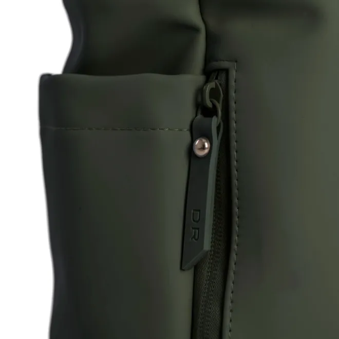 Clearance Daniel Ray Pittsburgh Rolltop Backpack Coated 15.6" olive green