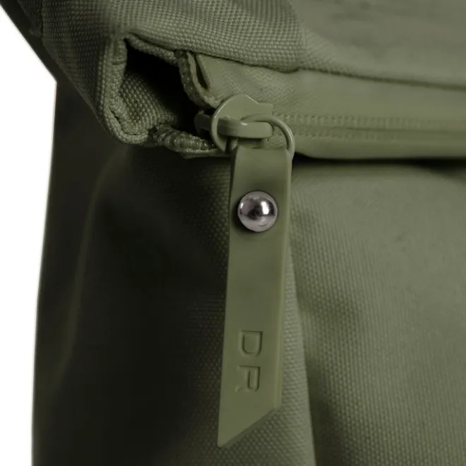 Clearance Daniel Ray Pittsburgh Rolltop Backpack Coated 15.6" olive green
