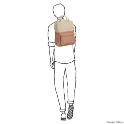New Daniel Ray Providenc Water-Repellent Backpack old pink/beige