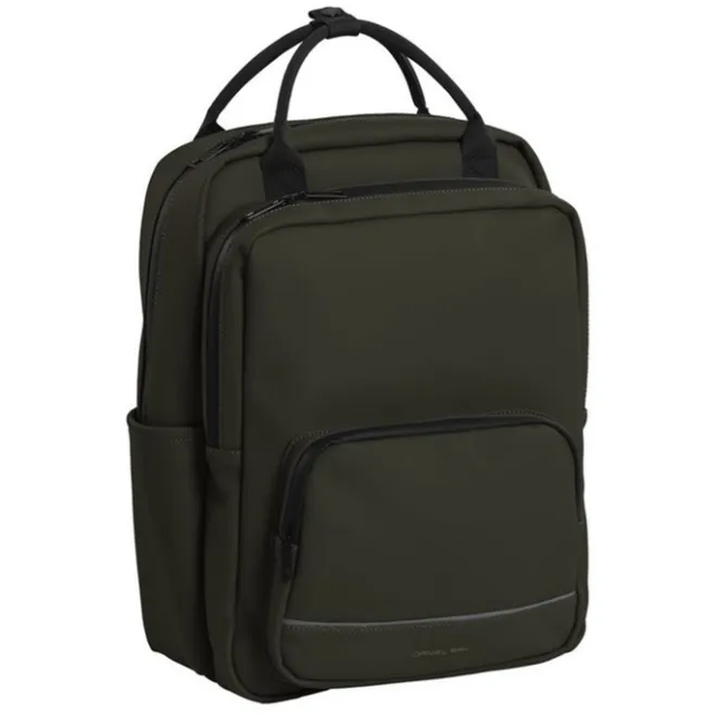Outlet Daniel Ray Spokane Water-Repellent Backpack moss green