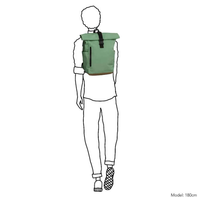 Hot Daniel Ray Wangaratta Rolltop Backpack XL old green