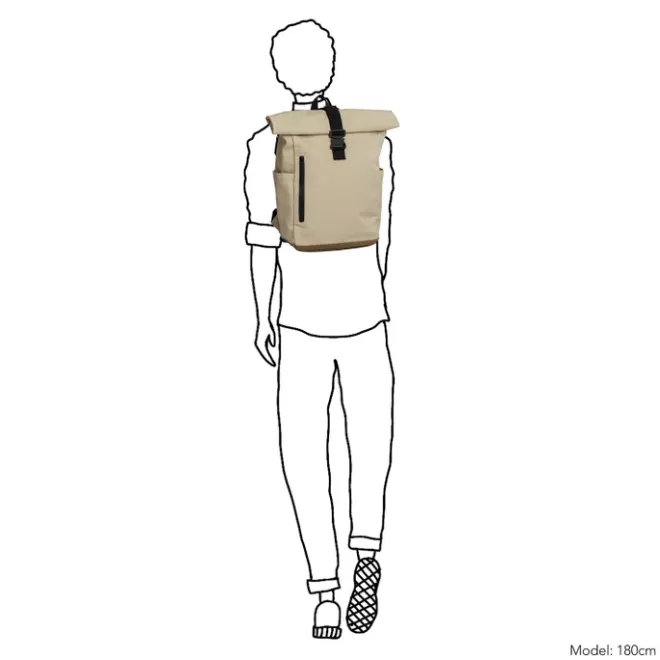 New Daniel Ray Wangaratta Rolltop Backpack XL beige