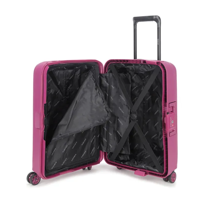 Decent Axiss-Fix 4 Wiel Cabin Trolley 55 lavendel