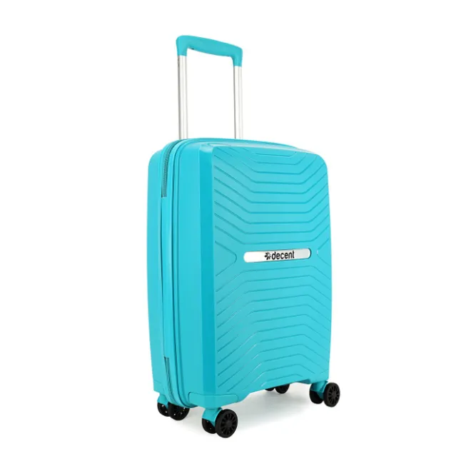 New Decent Cross-One Cabin Trolley 55/35 light blue