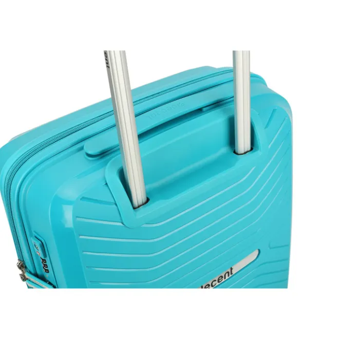 New Decent Cross-One Cabin Trolley 55/35 light blue