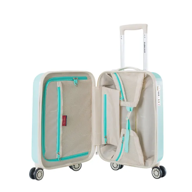Clearance Decent Star-Maxx Handbagage Trolley 55 pastel groen
