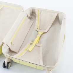 Best Decent Star-Maxx Handbagage Trolley 55 pastel geel