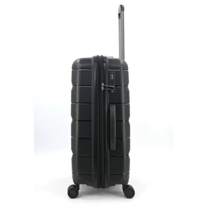 New Decent Straight-Line Medium Trolley black