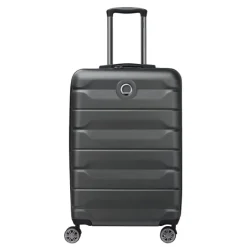 Best Delsey Air Armour 4 Wheel Medium Trolley 68 Expandable black
